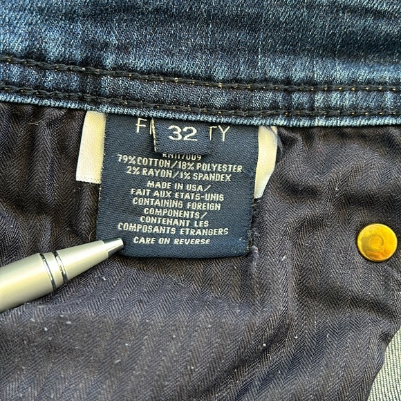 32x34 Fidelity Jimmy Slim Straight Leg Jeans (tall) - Picture 4 of 9